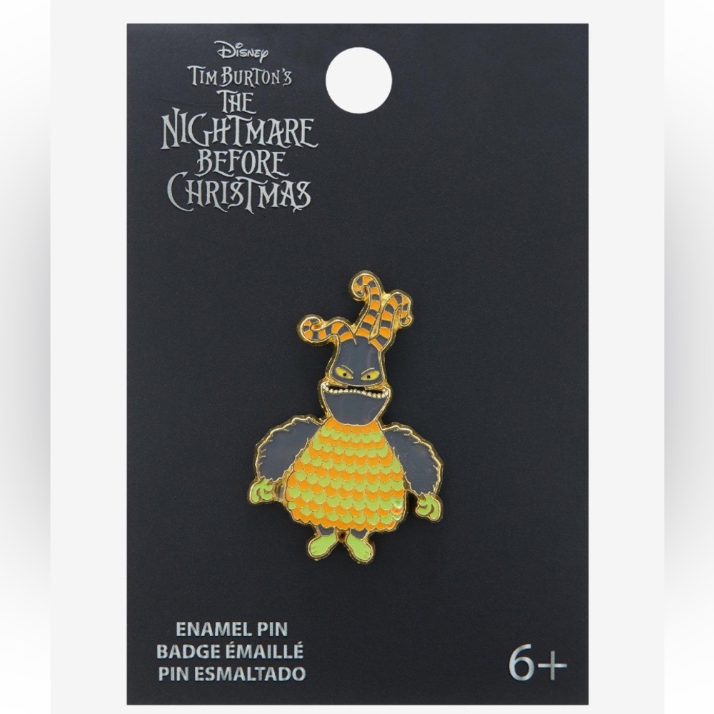 Loungefly Disney Nightmare Before Christmas Harlequin Demon Enamel Pin Boxlunch